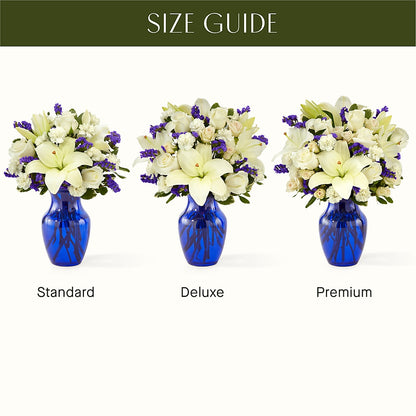 Sapphire Rush Bouquet –  The Shoppe At Wildflower Hill, Lampasas TX
