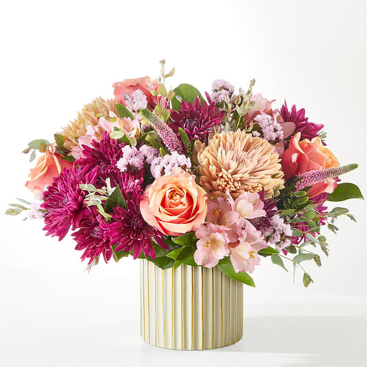 Berry Cobbler Bouquet with Ivory Vase –  The Shoppe At Wildflower Hill, Lampasas TX