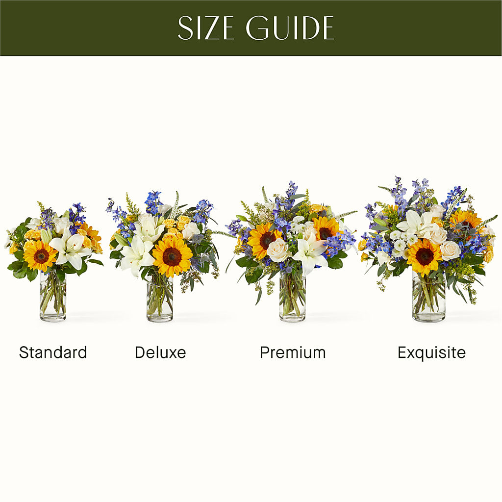 Wonderfully Sunny Bouquet –  The Shoppe At Wildflower Hill, Lampasas TX