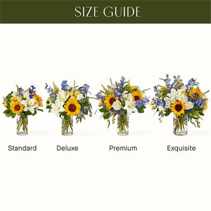 Wonderfully Sunny Bouquet –  The Shoppe At Wildflower Hill, Lampasas TX