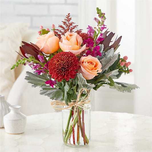 Moody Hues Bouquet –  The Shoppe At Wildflower Hill, Lampasas TX