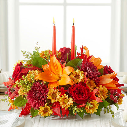 Autumn's Embrace Centerpiece –  The Shoppe At Wildflower Hill, Lampasas TX